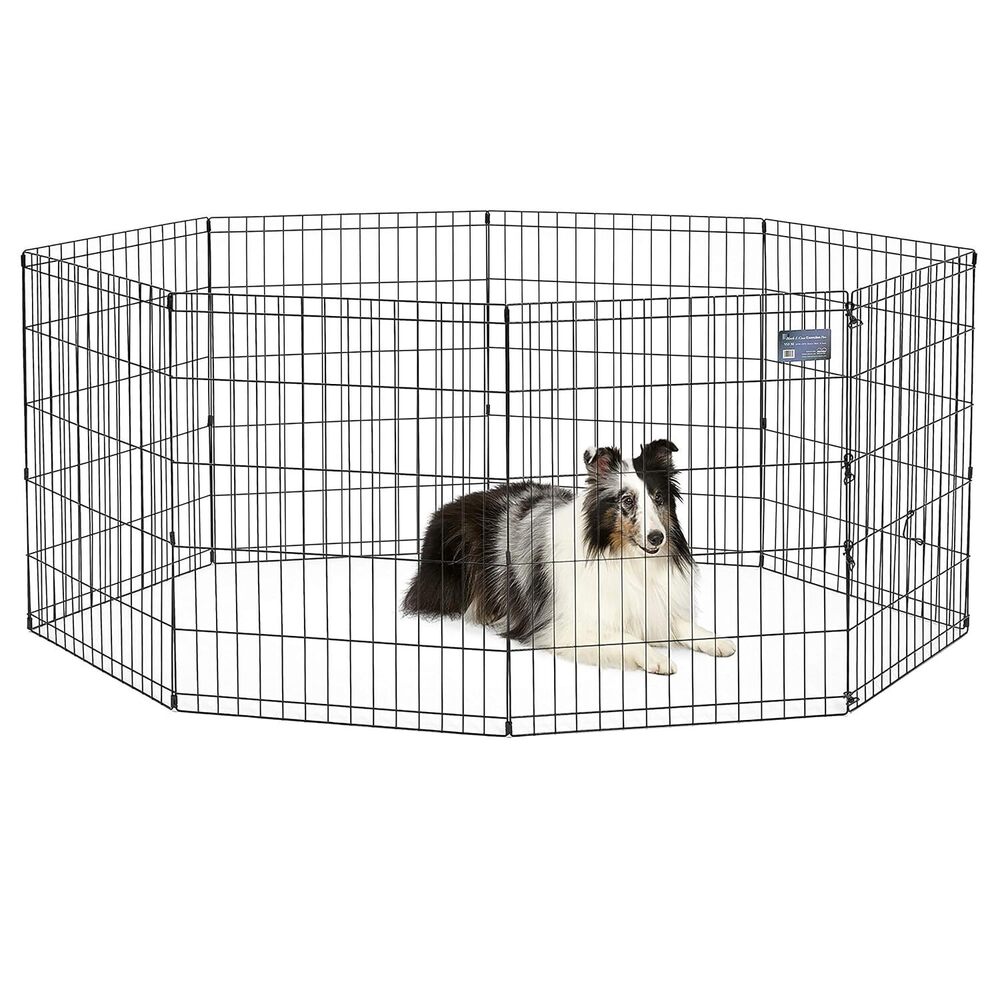 Folding Metal Puppy / Dog Exercise Pen, Indoor/Outdoor